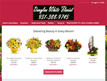 Tablet Screenshot of douglaswhiteflorist.com